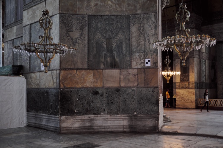 Hagia Sophia marble wall panels